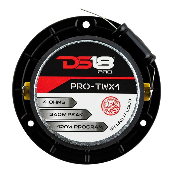 Main product image for DS18 PRO-TWX1 1" Professional Aluminum Bullet Tweeter Pair 4 Ohm294-8112